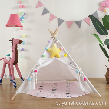 Crianças Brincam Tenda Indiana Teepee